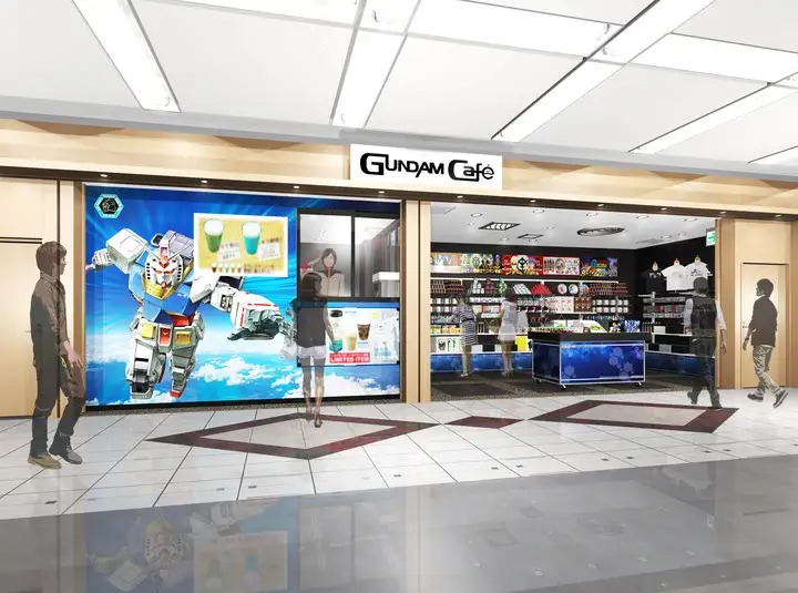 Gundam Caf&eacute; Haneda Airport