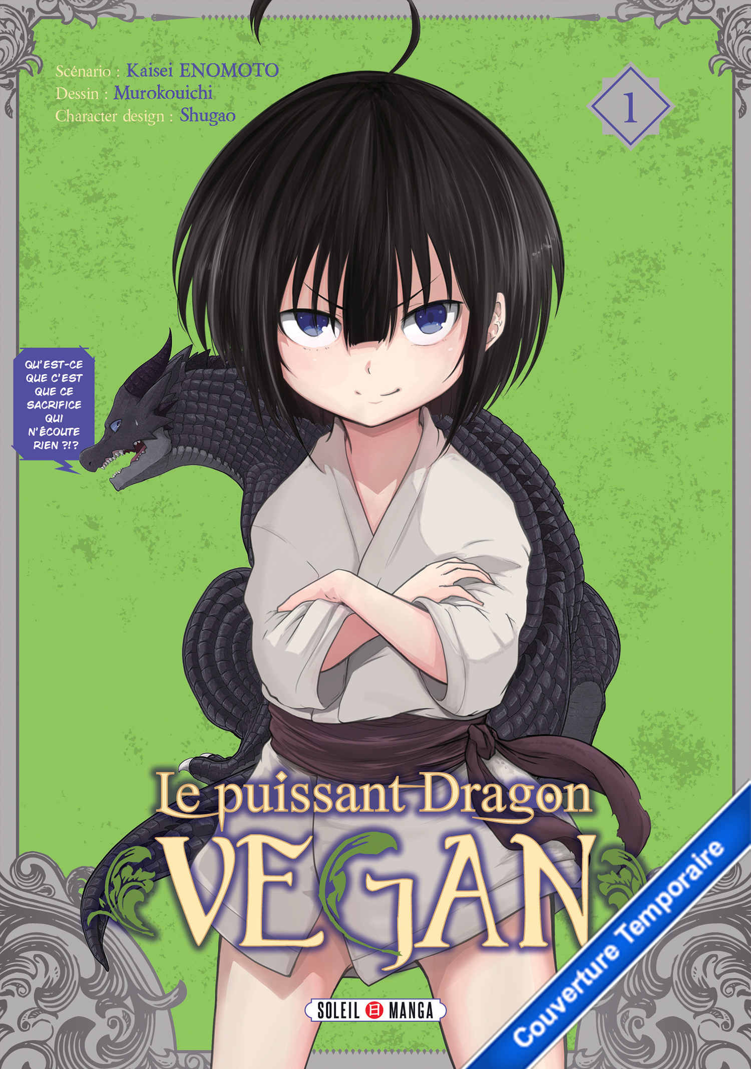 Le Puissant Dragon Vegan Couv
