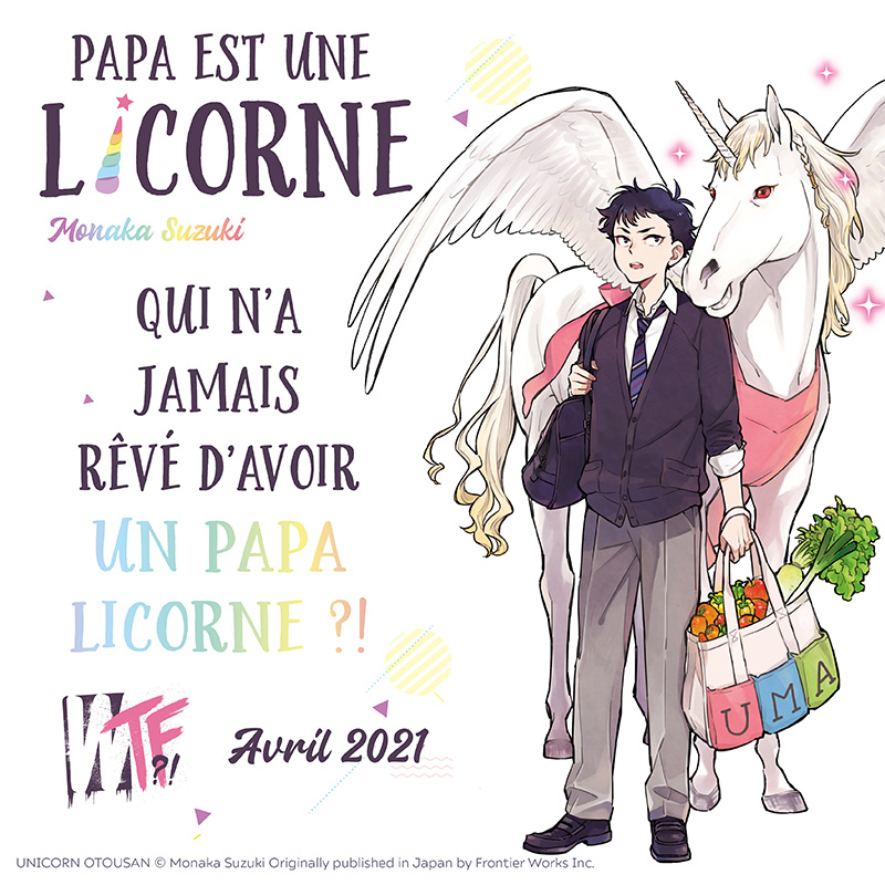 Papa est une Licorne Annonce