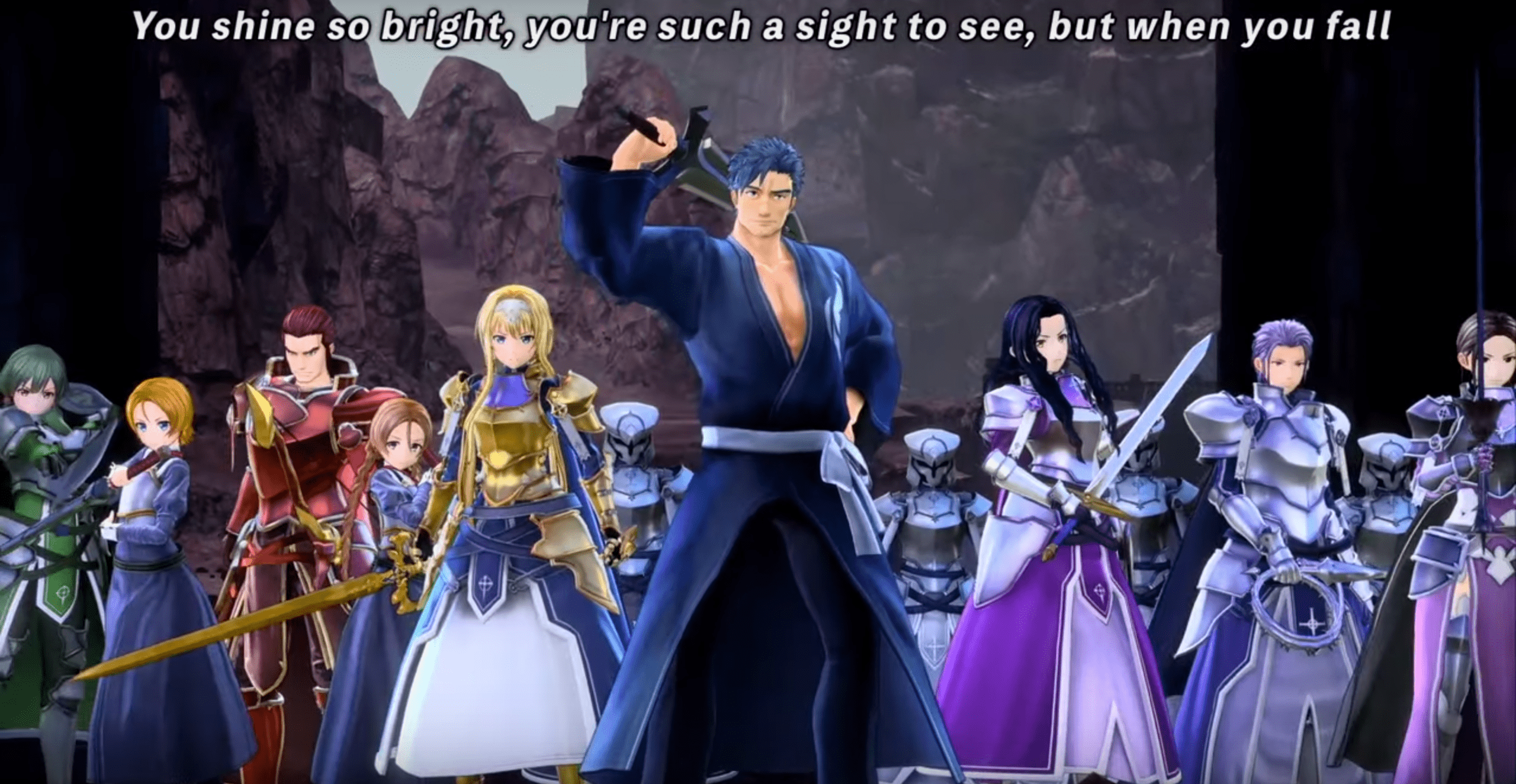 SAO Alicization Lycoris Personnages