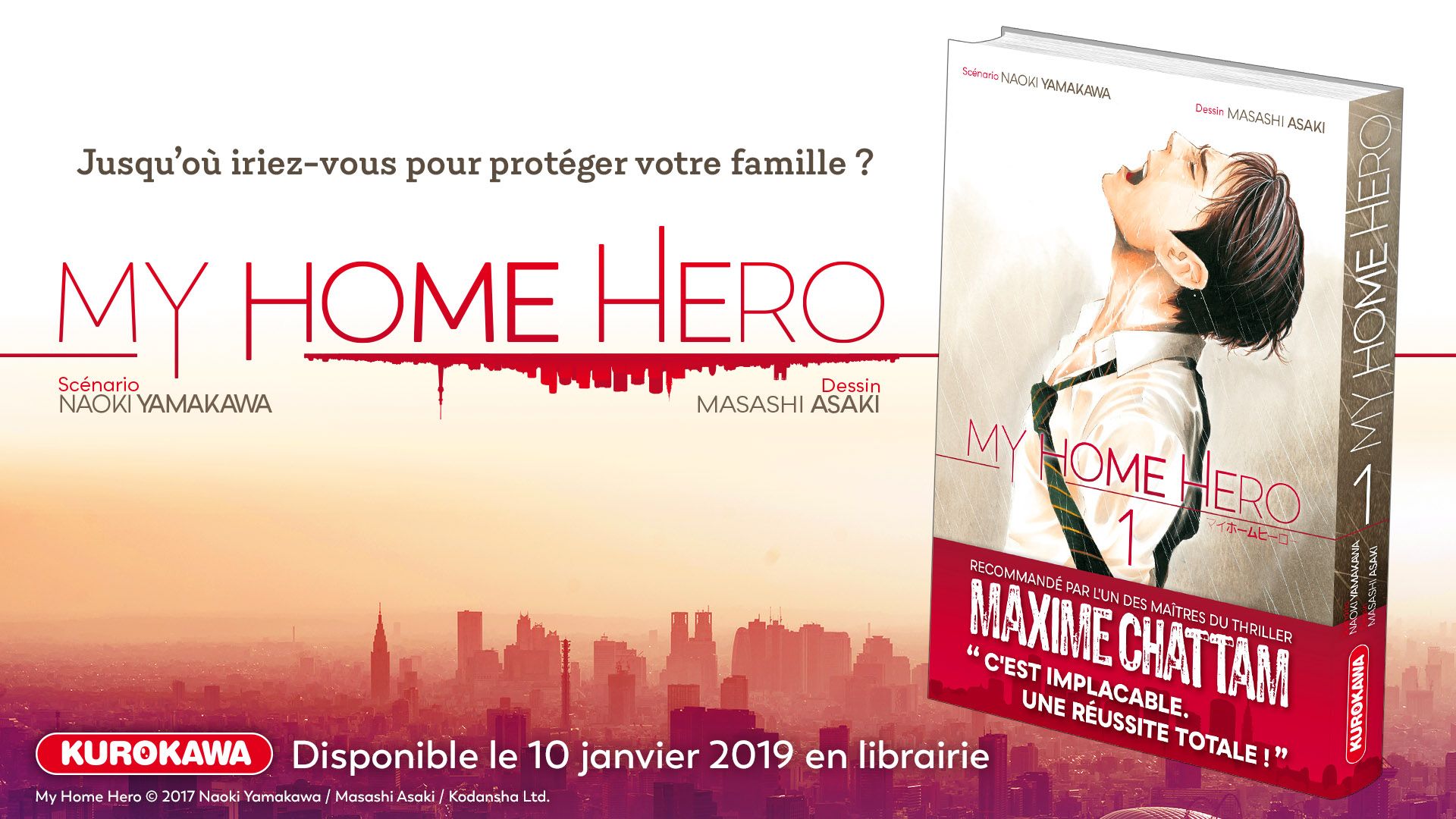 My Home Hero : un thriller impitoyable à paraître chez Kurokawa