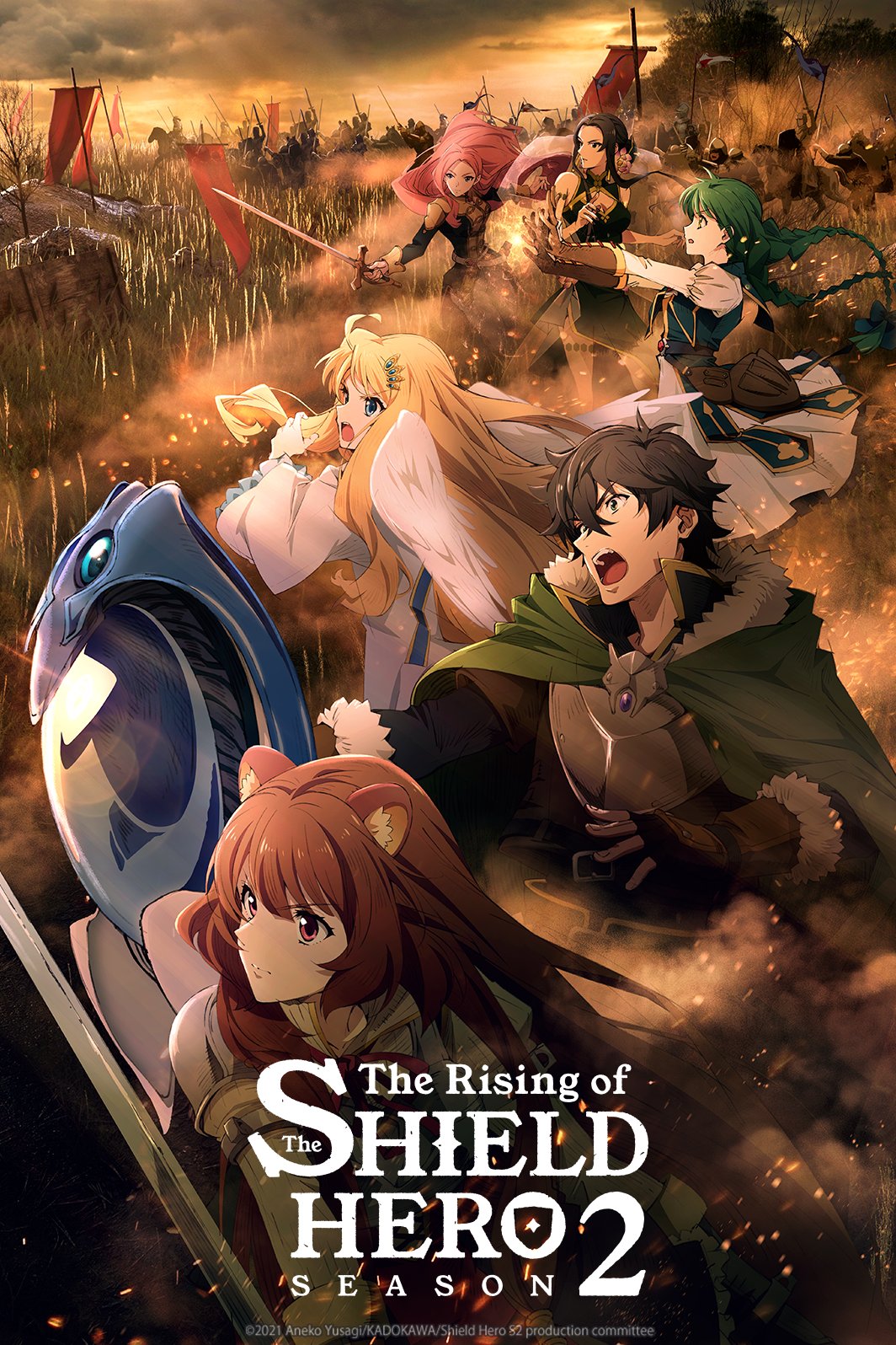 The Rising of the Shield Hero S2 Affiche