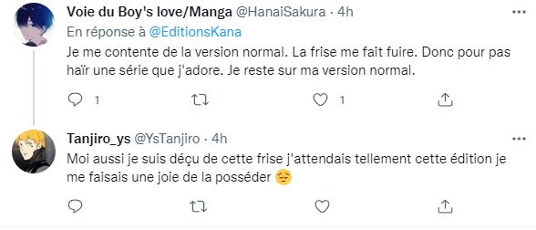 Commentaires Twitter