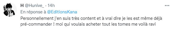 Commentaire Twitter