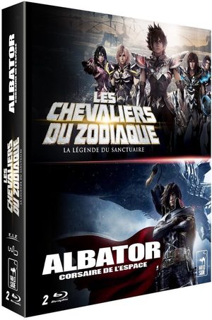 Coffret 2 films : les chevalier du zodiaque : la legend du sanctuaire + albator corsaire de l'espace Produit spécial